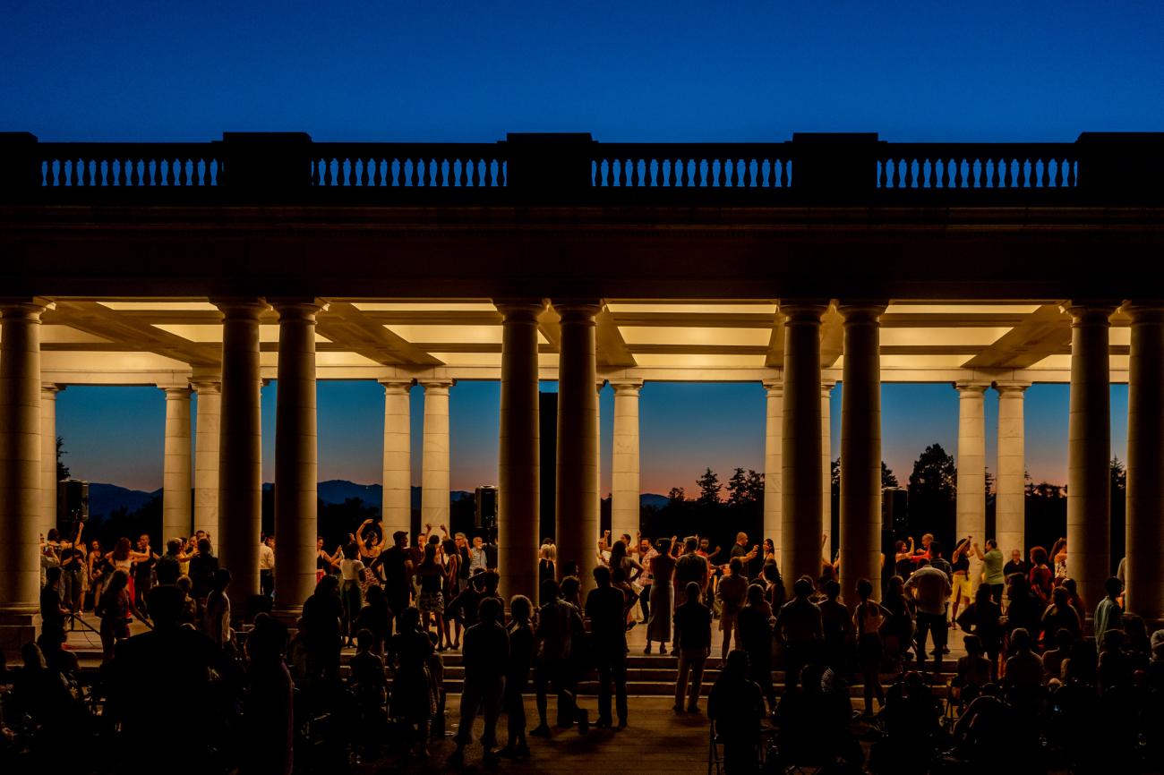 Dancing at Cheesman Park